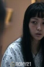 a woman with long black hair